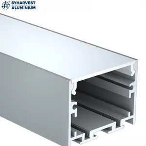 aluminum extrusion profile with anodize surface led panel light for lighting channels