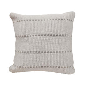 Funda de Almohada de Algodón Beige de 50x50 cm - Product Image 1