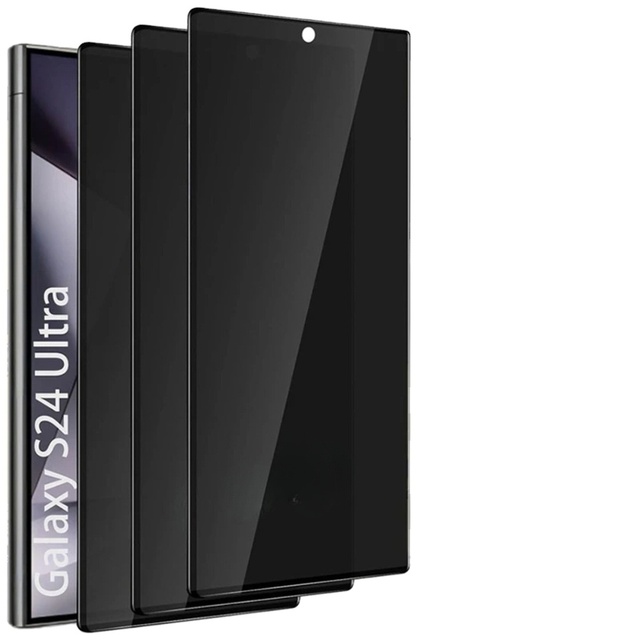 3D Tempered Glass Privacy Screen Protector Anti-Spy Film for Samsung Galaxy S25 S21 S22 S23 Plus S24 Ultra Mobile Phone