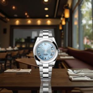 Besseron Luxury Business <b>Men's</b> <b>Mechanical</b> Analog Charm <b>Watch</b> Luminous Sapphire Crystal Mirror 5ATM Water Stainless Steel - Product Image 2