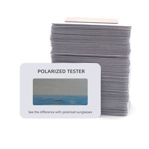 Cartão de Teste para Óculos de Sol Polarizados Multi Design para Teste de Lentes Polarizadas (100pcs/saco) - Product Image 4