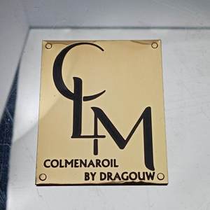 Multi-Color Printed Stainless Steel <b>Label</b> Adhesive Metal Nameplate High Hardness for Furniture Instrument & <b>Gift</b> Box - Product Image 1