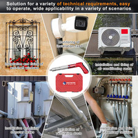 Kit de pistolet à clous industriel portable en acier inoxydable pour béton, poignée en plastique, manuel, haute efficacité, ODM, usage domestique