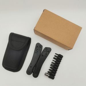 Outdoor Portable Black Stainless Steel <b>Multi</b> <b>Tool</b> Pliers with Folding Knife for <b>Camping</b>, Survival, and Everyday Use - Product Image 2
