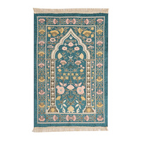 Tapis de prière musulman rembourré en chenille, lavable, fabriqué en Chine, populaire, pour la maison et la voiture, usage familial