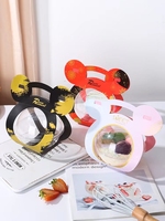 Boîtes d'emballage sphériques jetables en plastique de qualité alimentaire pour animaux de compagnie Huayi Factory