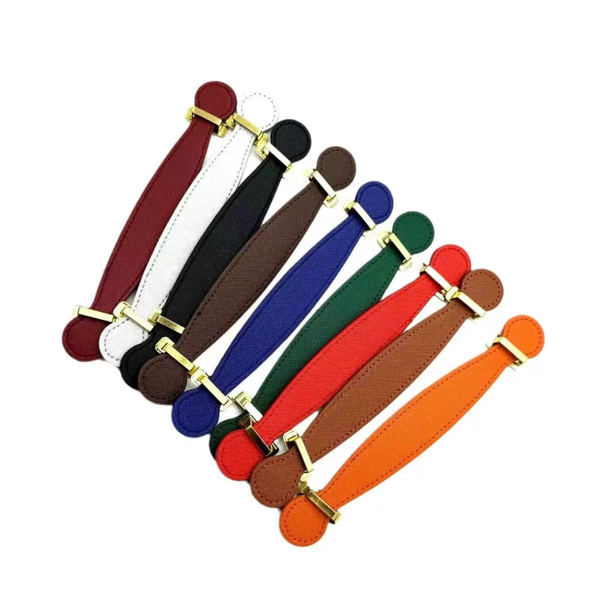 Portable Leather Handle Accessory for Handbag PU Leather Gift Box Packaging Bag with Convenient Handles