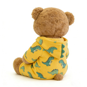 Nouveau design : Mini ours en peluche debout, adorables ours en peluche assis, cadeaux, ours en peluche marron avec vêtements - Product Image 5