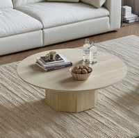 Meubles simples, table basse Moon, salon, usage domestique minimaliste