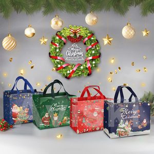 Custom Non-Woven Merry <strong>Christmas</strong> Shopping <strong>Bags</strong> Santa Claus Snowman Candy <strong>Gift</strong> Packaging Elegant <strong>Christmas</strong> Presents <strong>Gift</strong> <strong>Bag</strong> - Product Image 3