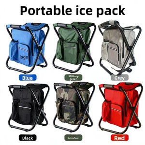 Taburete <span class=keywords><strong>de</strong></span> Camping <span class=keywords><strong>Multifuncional</strong></span> <span class=keywords><strong>de</strong></span> Tela Oxford, <span class=keywords><strong>Banco</strong></span> Aislante Portátil con Bolsa <span class=keywords><strong>de</strong></span> Hielo, Puede Transportarse como Mochila, Silla <span class=keywords><strong>de</strong></span> Pesca - Product Image 2