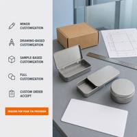 Boîte en métal de soins de la peau personnalisés de haute qualité en usine utilisée pour l'emballage cadeau de parfum de soins de la peau Récipient en métal de qualité alimentaire durable