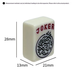 Juego de fichas de mahjong americano de melamina de 30 mm al por mayor, 4 en 1, multifunción, para casino, apuestas, fichas coloridas y duraderas - Product Image 6