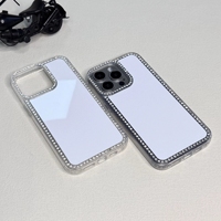 Produits Phares Étui de Téléphone à Sublimation 2D en TPU Transparent avec Diamants, Coque Personnalisée Adaptée aux TECNO CAMON40 PRO 5G POP6 GO CAMON40 4G