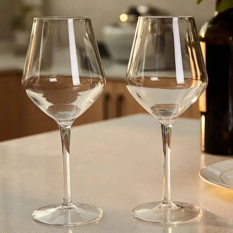 100% тритановые безопасные небьющиеся Свадебные бокалы для мытья в посудомоечной машине пластиковые прозрачные бокалы для красного вина для свадьбы