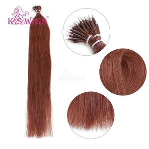 Cheveux Remy chinois 100% naturels en gros, avec anneaux nano, cuticules alignées, vierges, double épaisseur, sans perte, couleur mèches, cheveux raides naturels. - Product Image 2