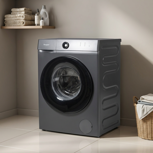 Lavatrice Kooper 11 con 11 Programmi Automatici, Elettrica, 8 Kg, Slim, Monoblocco, per Uso Domestico, Grigio, Scocca in Plastica, Spina USA - Product Image 3
