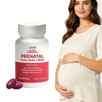 Capsules de Vitamine A et DHA Personnalisées OEM – Compléments Nutritionnels Premium pour la Santé Maternelle Pendant la Grossesse