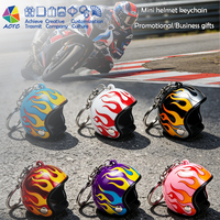 Porte-clés Casque Moto de Haute Qualité Couleurs Éclatantes, Pendentif Bagage Boutique, Cadeaux Promotionnels d'Entreprise