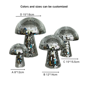 Ornamenti a Forma di Fungo in Vetro per <span class=keywords><strong>Discoteca</strong></span>, Decorazioni per Feste e San Valentino, Articoli Decorativi Molto Richiesti - Product Image 1