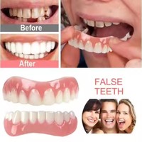 Prothèses dentaires supérieures et inférieures de quatrième génération, restauration en silicone, facettes émulatrices, fausses dents, multi-usages