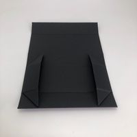 Boîte cadeau en papier pliable à rabat noir Shengcan prête à être expédiée pour lunettes de vue, lunettes de soleil