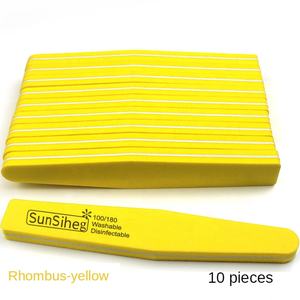 Lixas de Unha Dupla Face 100/180 Esponja Colorida para Arte de Unhas DIY - Product Image 3