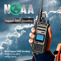 Radio de Onda Corta Quansheng TK11(8) de 10W Multibanda AM SSB CW con Decodificador CTCSS DCS, 999 Canales, Antena Doble