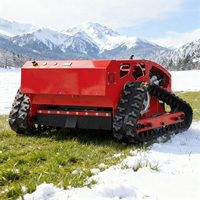 Tondeuse à gazon robotisée autonome industrielle personnalisable pour la coupe de la neige et de l'herbe, télécommandée, certifiée CE EPA EURO 5