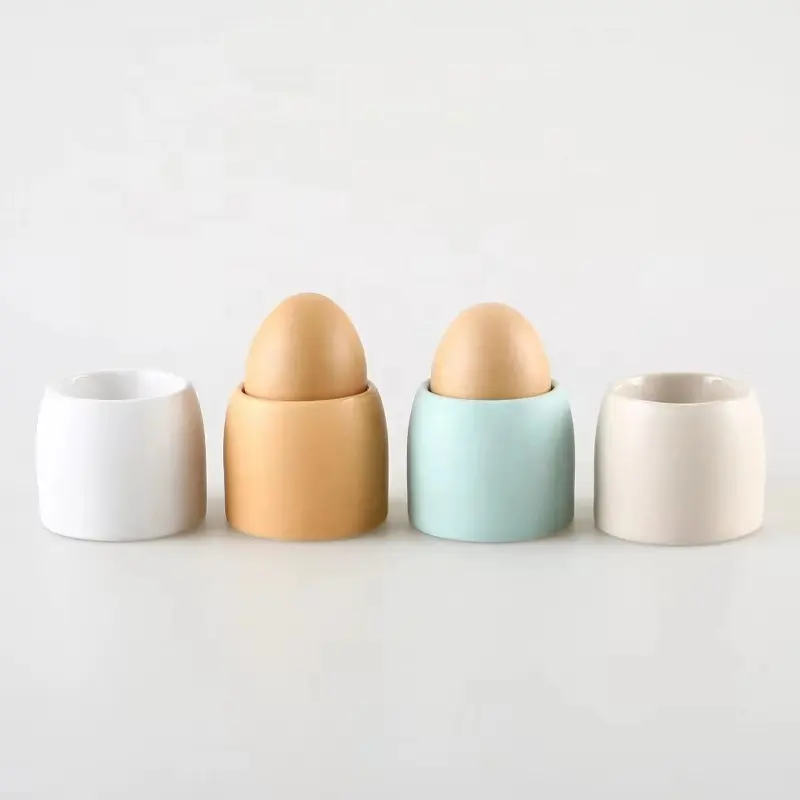Прямая продажа с завода, красивый керамический подстаканник для яиц, кухонный красочный контейнер для куриных яиц
