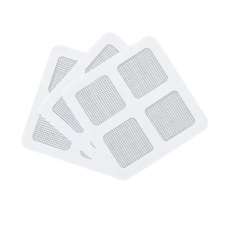 50pack Eco-Friendly Simple Metal Square 12*12*10cm Bathroom Drain Screen Laundry Shower Hair Catcher Mesh Floor Stickers · image 1