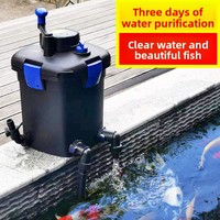 Filtre à circulation d'eau pour bassin à poissons avec système de filtration, fabriqué en Chine