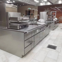 Solution complète pour cuisine commerciale sur mesure, équipement de cuisine en acier inoxydable pour la restauration, hôtels, restaurants, projets de services alimentaires
