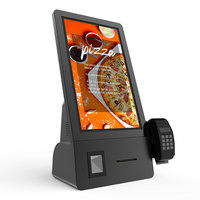 Kiosque tactile de commande automatique MWE 21,5 pouces Android Windows pour restaurants, centres commerciaux, vente en gros, SDK pour la libre-service