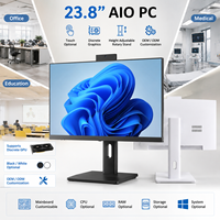 Computadora de Escritorio Todo en Uno de 23.8 Pulgadas, Intel Core I5, 128GB/256GB de Almacenamiento, Pantalla Táctil, Soporte Ajustable, OEM/ODM