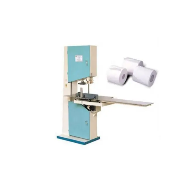 Mini máquina de corte de banda de papel higiénico, manual, procesamiento de papel higiénico
