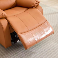 OEM Luxus-Sessel mit 360-Grad-Drehfunktion, elektrischer Massage-Liegefunktion und abnehmbarem Bezug aus Leder