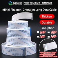 Cable DE DATOS Galaxy Infiniti Phaeton para impresora de formato ancho Cable DE DATOS plano largo 14P 16P 18P 20P Cables inversos