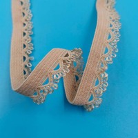 Couture de sous-vêtements décoratifs dentelle garniture élastique sangle ceinture dentelle picot stretch sangle bande pour vêtements lingerie