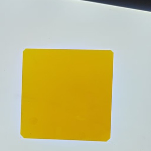 Verre gobo à revêtement noir de 0,2 mm 0,3 mm 0,4 mm 0,5 mm 0,7 mm 1,0 mm 2 mm d'épaisseur, résistant à la chaleur, filtre de couleur en verre dichroïque - Product Image 5