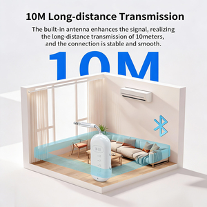 Émetteur portable mains libres avec port AUX, antenne intégrée, transmission longue distance, double connexion - Product Image 3
