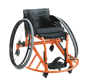 פנאי ספורט קל משקל אלומיניום אימון כדורסל כיסא גלגלים לנכים