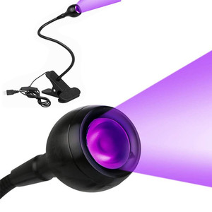 Lámpara UV Portátil de 3W con Chip Mejorado de 395nm, Luz Negra LED Ultravioleta de 5V con Entrada USB para Curado de Uñas - Product Image 4