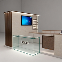 Einzelhandel geschäft Möbel Kosmetik Vitrine Kosmetik regal Parfüm Shop Dekoration Display Rack Kiosk Mall Stand Parfüm