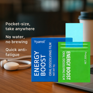 Tiras Orales Energéticas para Adultos OEM/ODM, Alivian la Fatiga Mental, Aumentan la Fuerza y la Resistencia, Veganas, Sin Gluten, Precio de Fábrica - Product Image 4