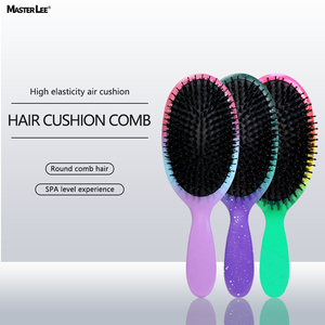 Mysterious Universe Brosse à cheveux démêlante en poils de sanglier Brosse à cheveux confortable et de luxe avec boîte en papier <span class=keywords><strong>ou</strong></span> pochette en tissu - Product Image 6