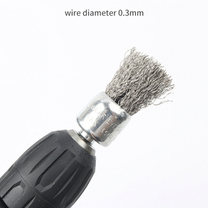 <span class=keywords><strong>Spazzole</strong></span> Metalliche <span class=keywords><strong>per</strong></span> Trapano con Gambo <span class=keywords><strong>per</strong></span> Rimozione Ruggine, Corrosione e Vernice da Garage e Piccoli Spazi - Product Image 3