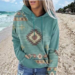 Sudadera con Capucha para Mujer, Estilo Nuevo, con Estampado Literario Vintage, Informal, para Otoño e Invierno, Tejido de Punto - Product Image 3