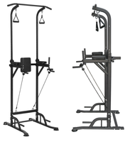 Station de dips fitness, Barres parallèles, Barres de traction, Barres de chin-up, Support de dips pour levée des jambes, Équipement de musculation à domicile