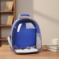 Sac à dos de transport pour chats, capsule spatiale panoramique transparente, respirant, couleur unie, tendance, polyvalent, portable pour l'extérieur
